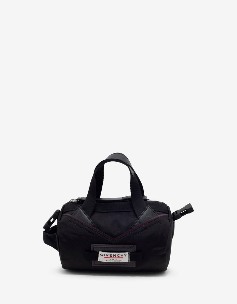 Givenchy Downtown Black Nylon Cross Body Bag