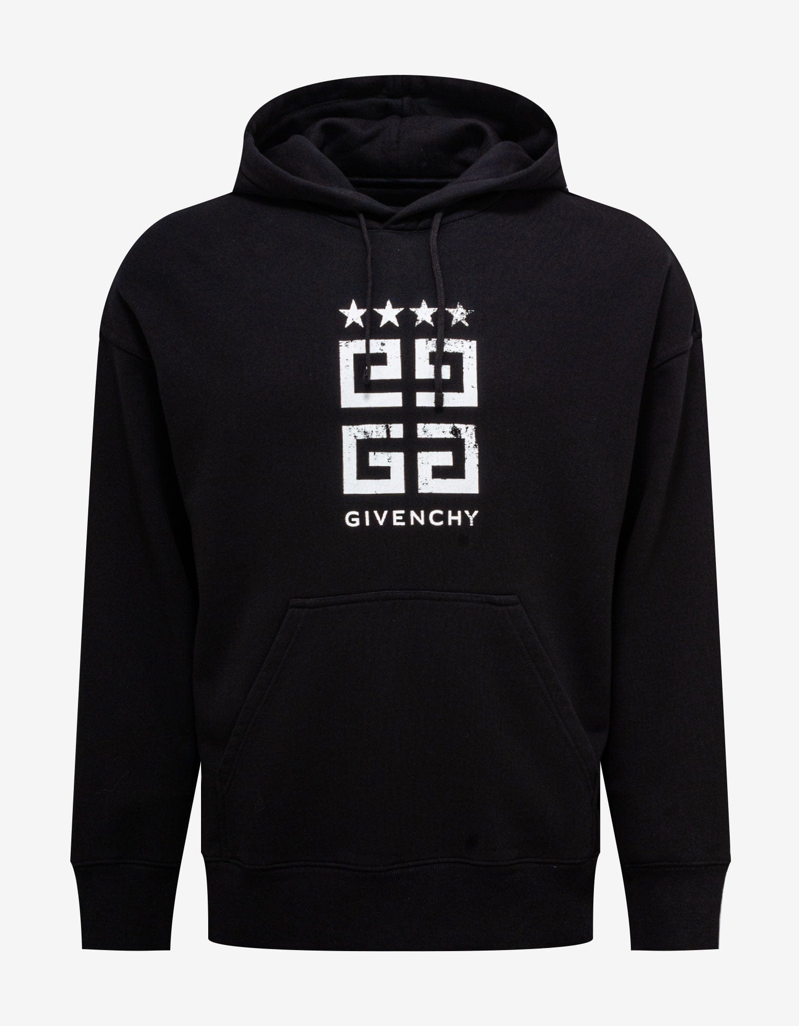 Givenchy Black 4G Stars Hoodie M Black