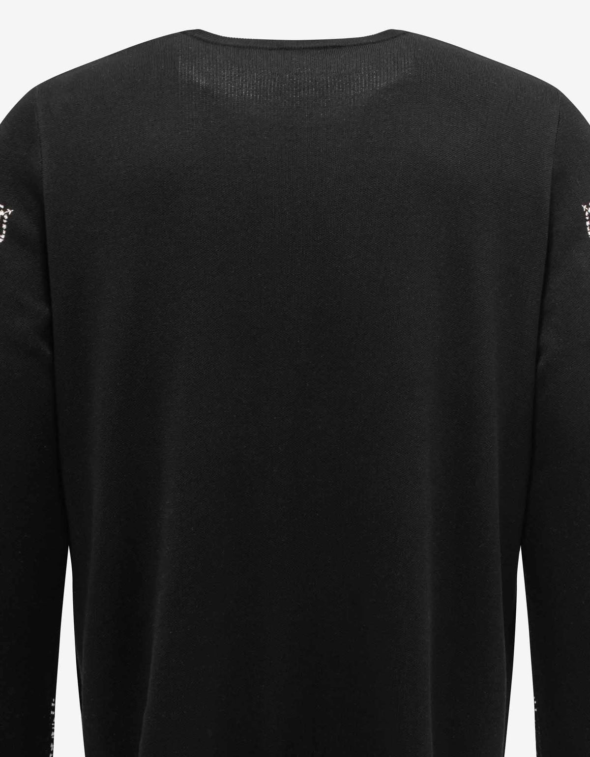 Givenchy Givenchy Black Bandana Jacquard Silk Sweater