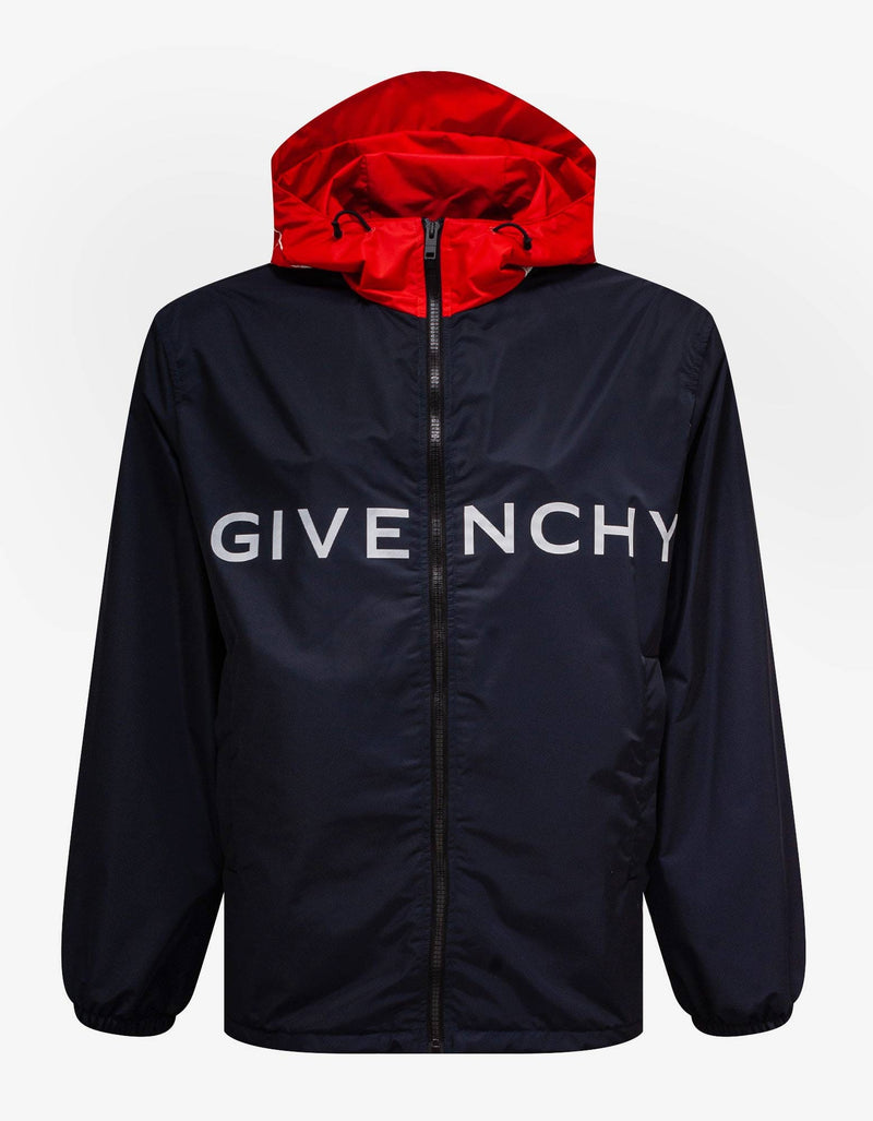 Givenchy Givenchy Blue Logo Windbreaker