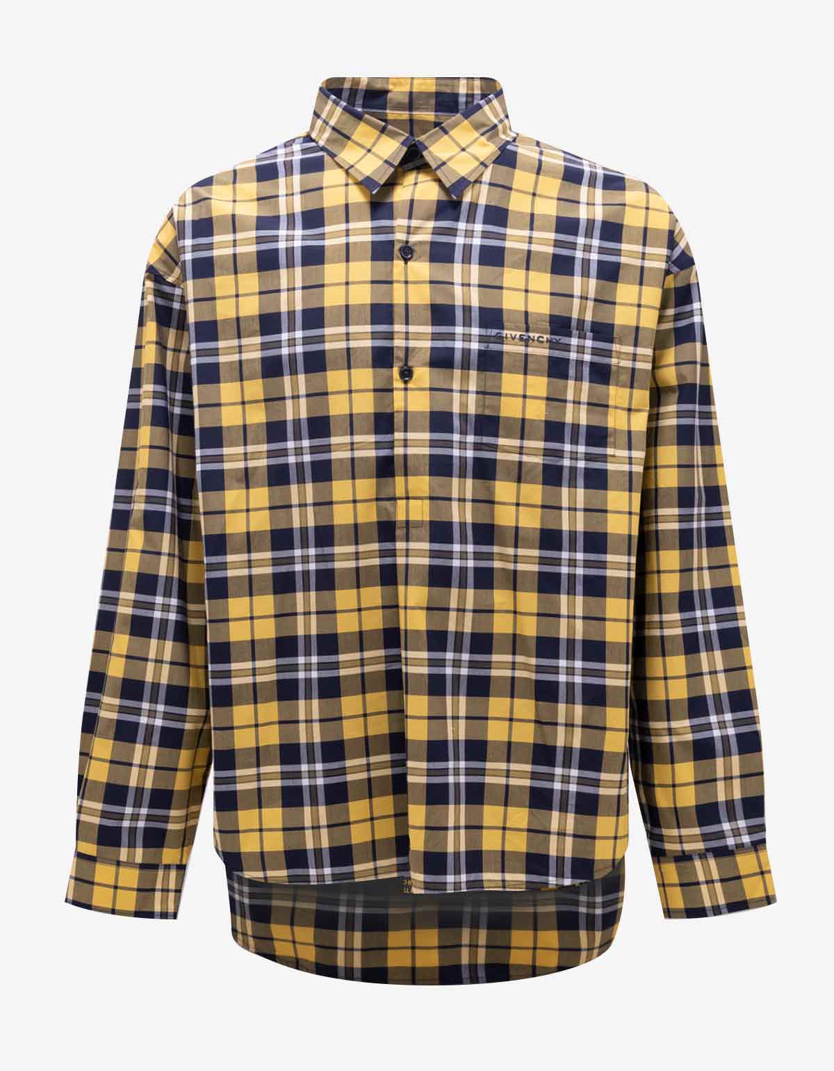 Yellow & Check Shirt