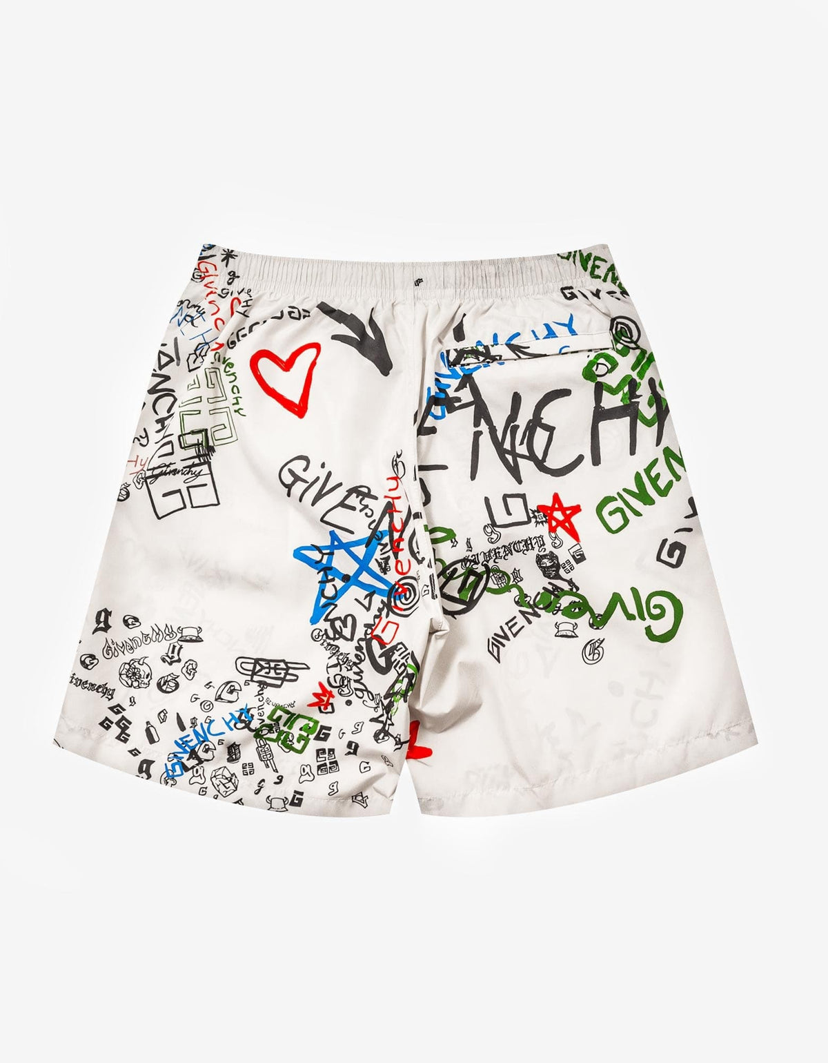 Givenchy Graffiti Print Swim Shorts