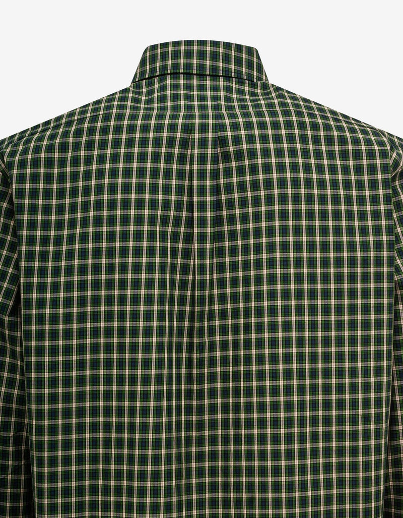 Givenchy Green Check Shirt