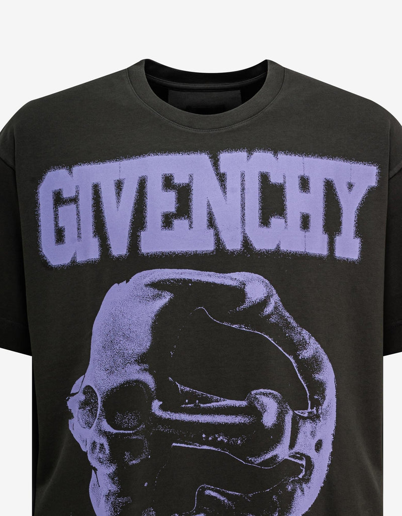 Givenchy Grey Ring Print T-Shirt