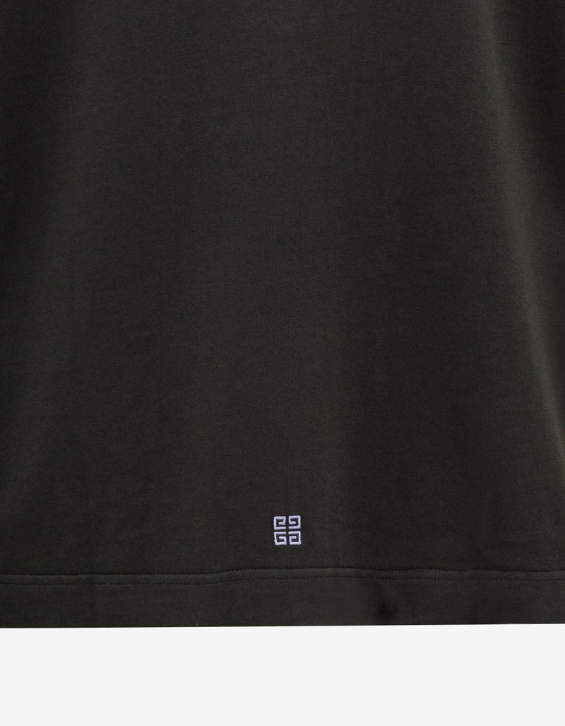 Givenchy Grey Ring Print T-Shirt