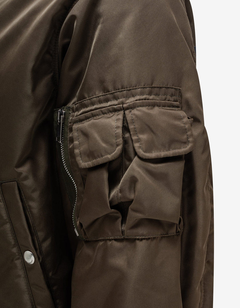 Givenchy Khaki Logo Bomber Jacket