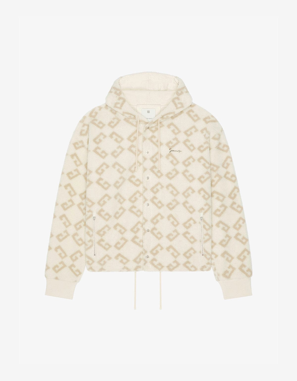 Givenchy Natural Monogram 72 Jacquard Hoodie