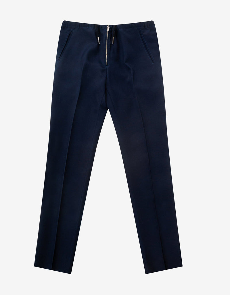 Givenchy Navy Blue Wool Trousers – Zoo Fashions