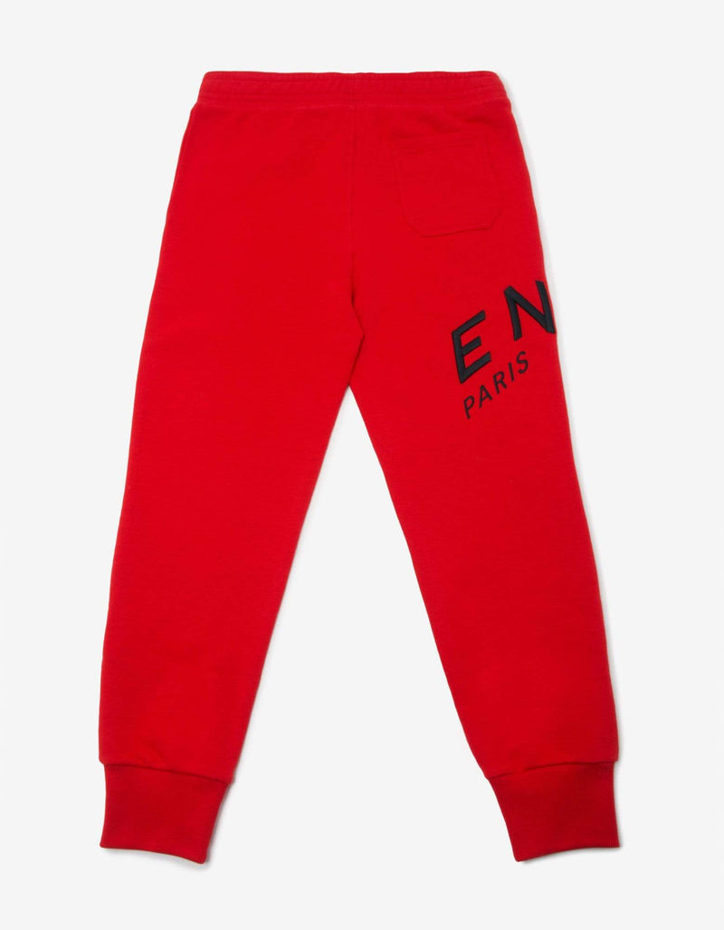 Givenchy Red Refracted Logo Sweat Pants