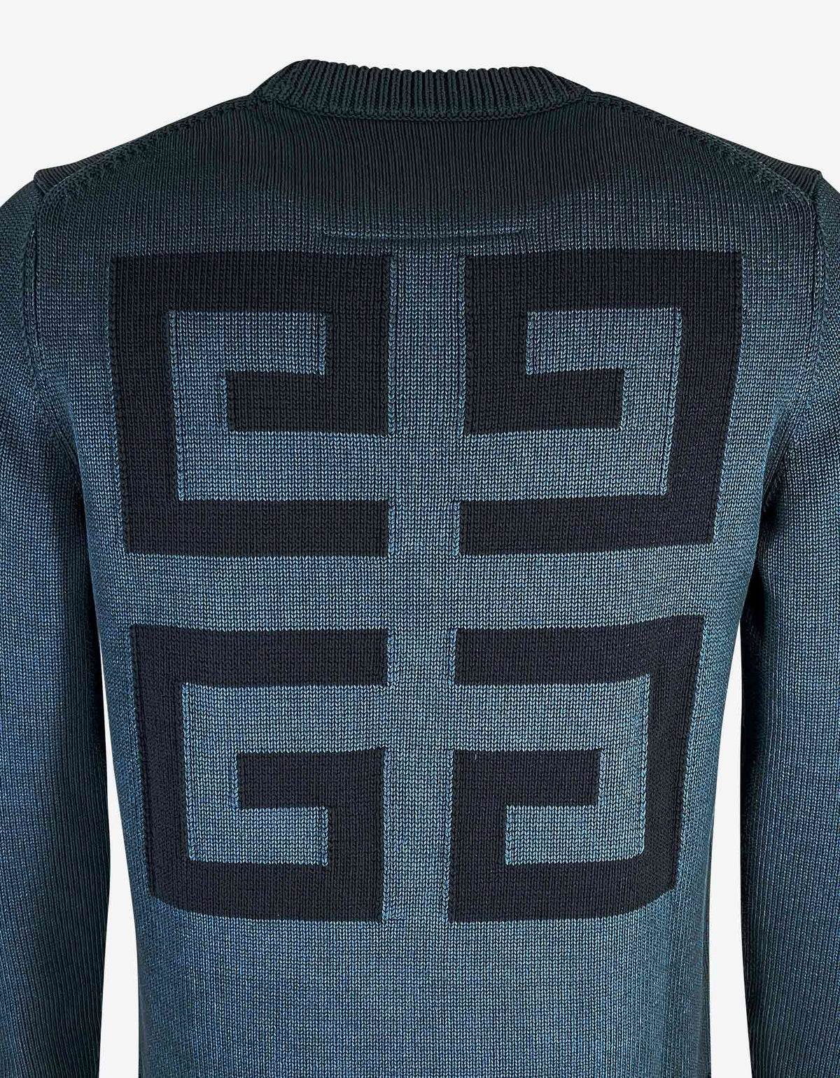 Givenchy Slate Blue 4G Logo Sweater
