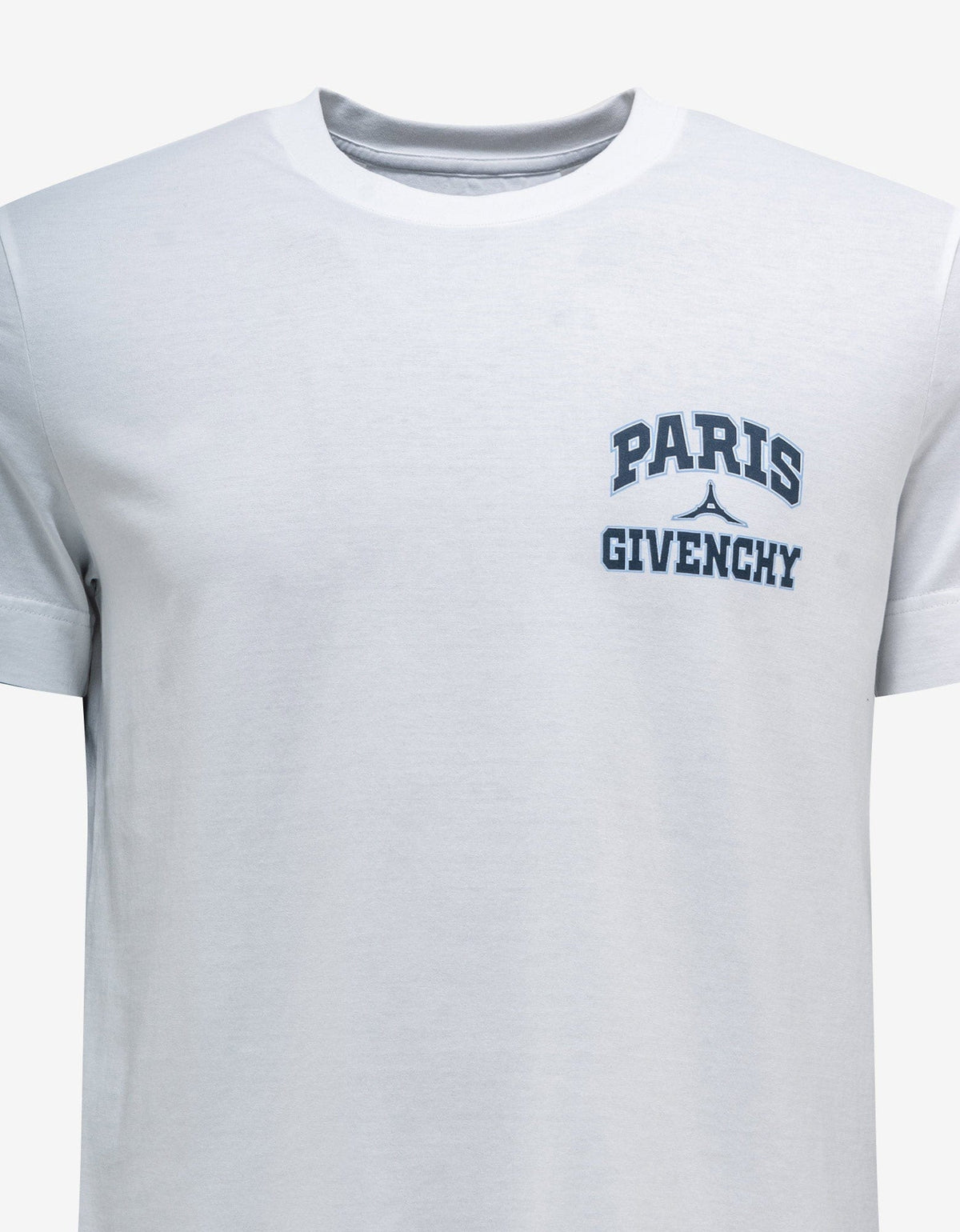 Givenchy White College Logo T-Shirt