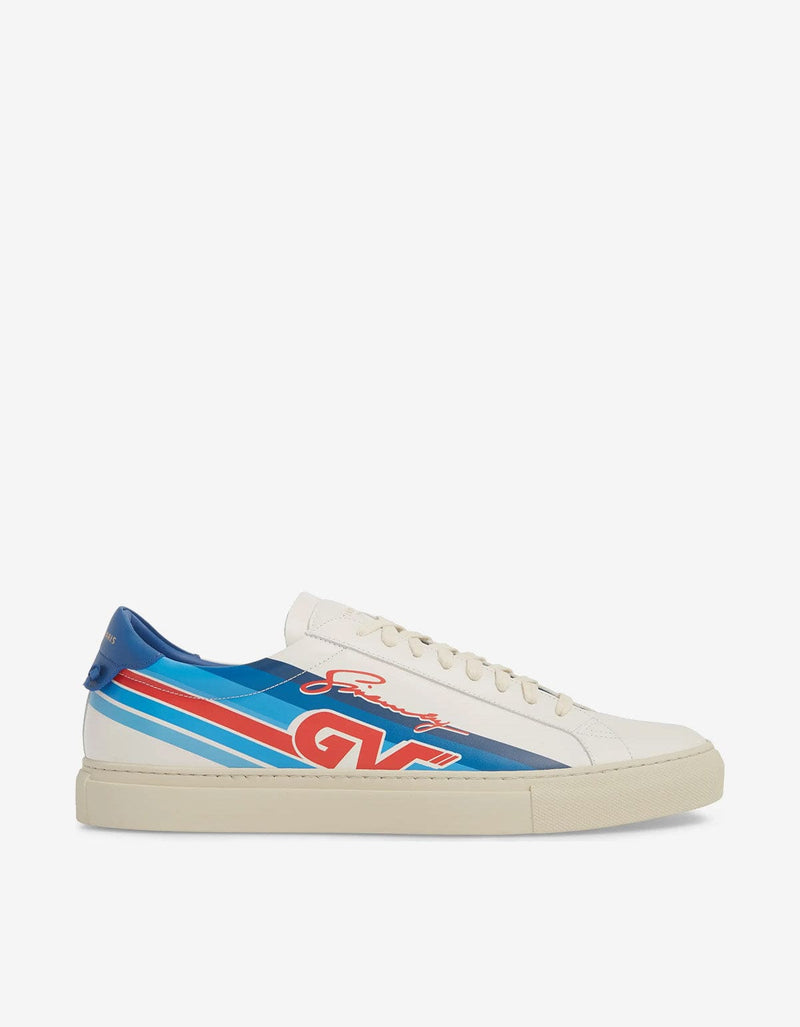 Givenchy White GV Motocross Print Trainers