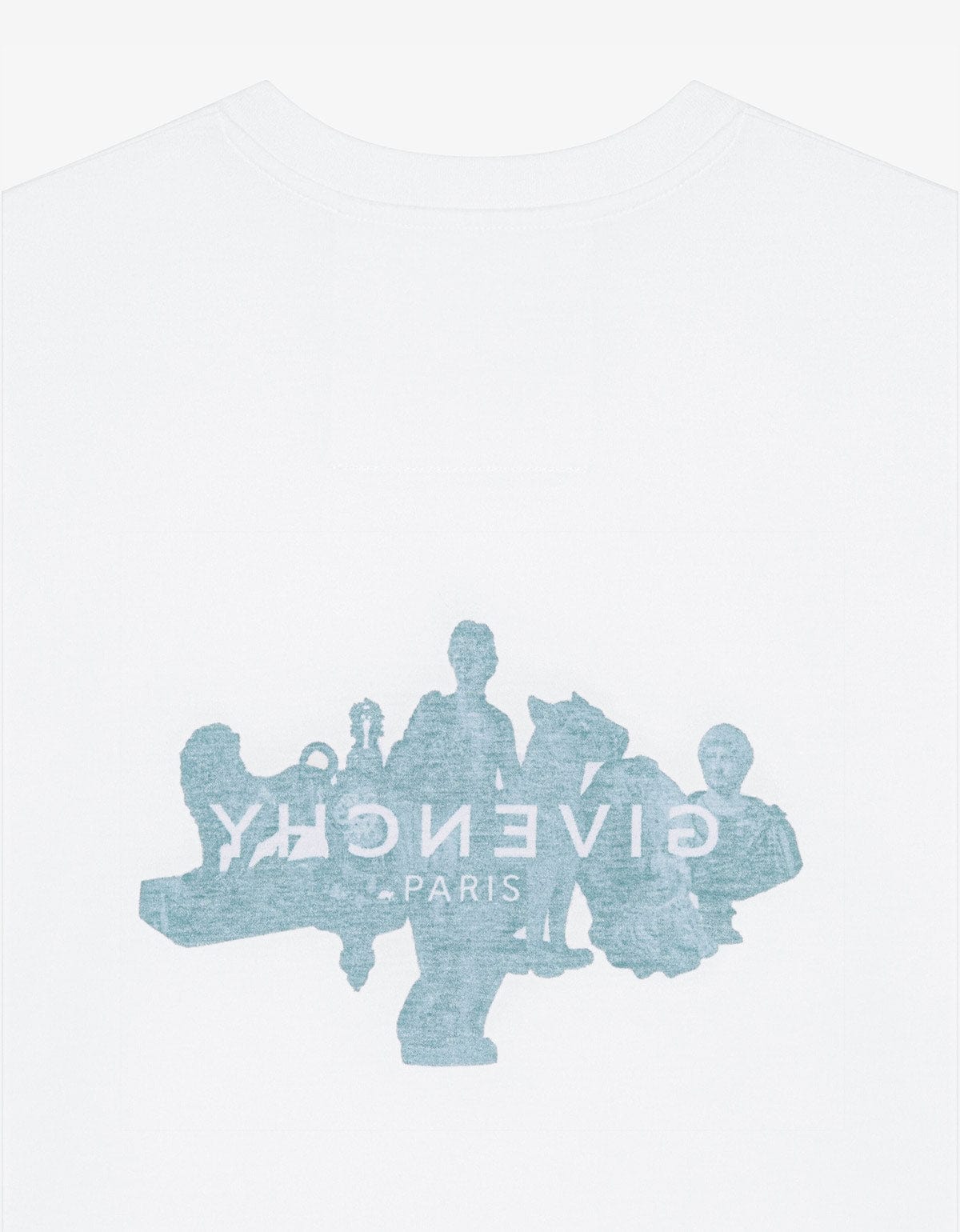 Givenchy White Reverse Logo Hubert Objects Print T-Shirt – mens