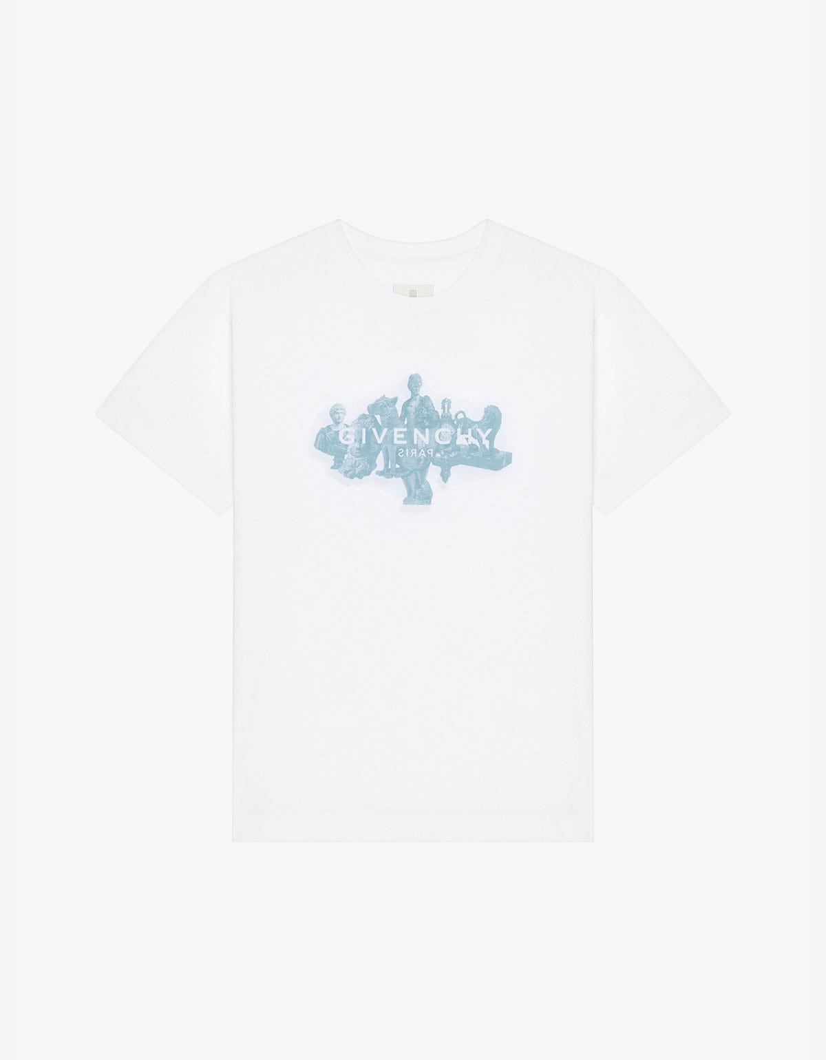 Givenchy White Reverse Logo Hubert Objects Print T-Shirt – mens