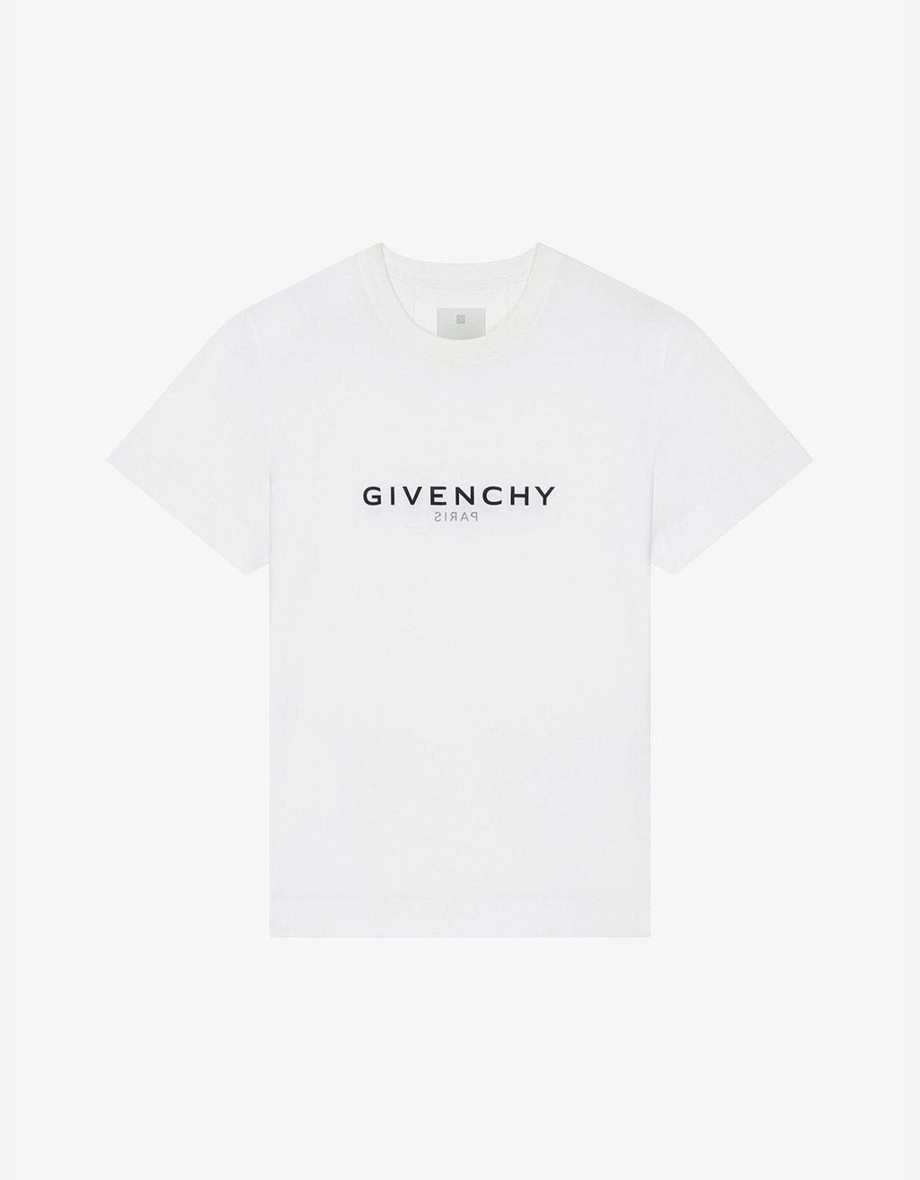 Givenchy White Reverse Logo Slim T-Shirt – mens designer fashion London ...