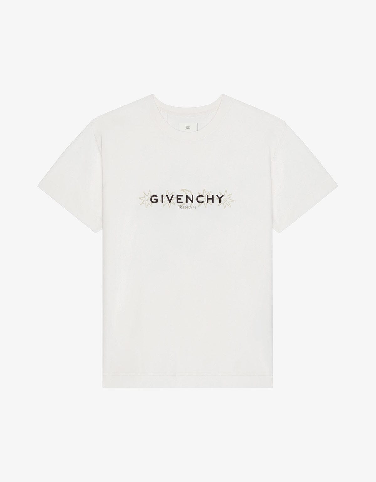 Givenchy White Taro Print Reverse T-Shirt