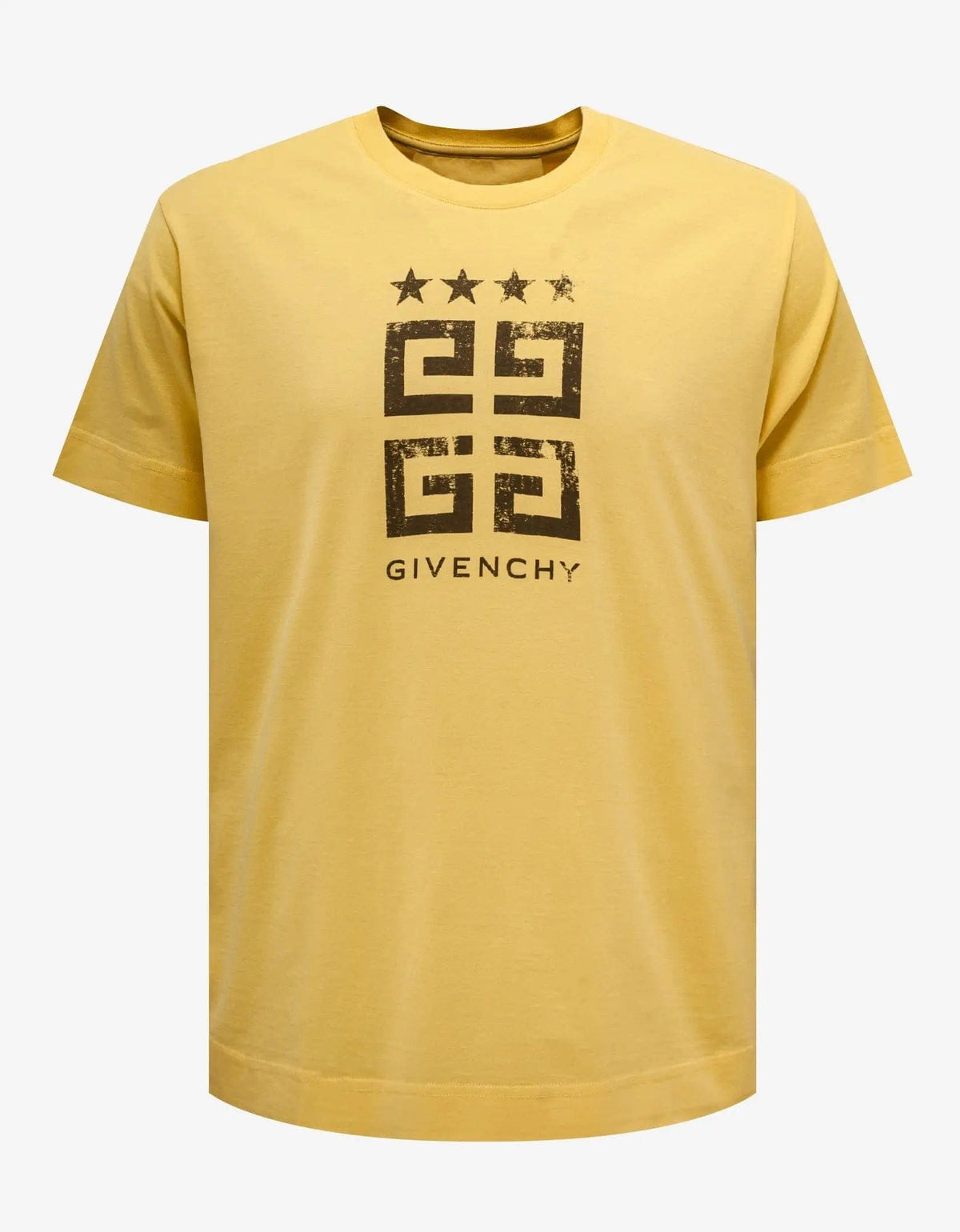 Givenchy Yellow 4G Star T Shirt Zoo Fashions