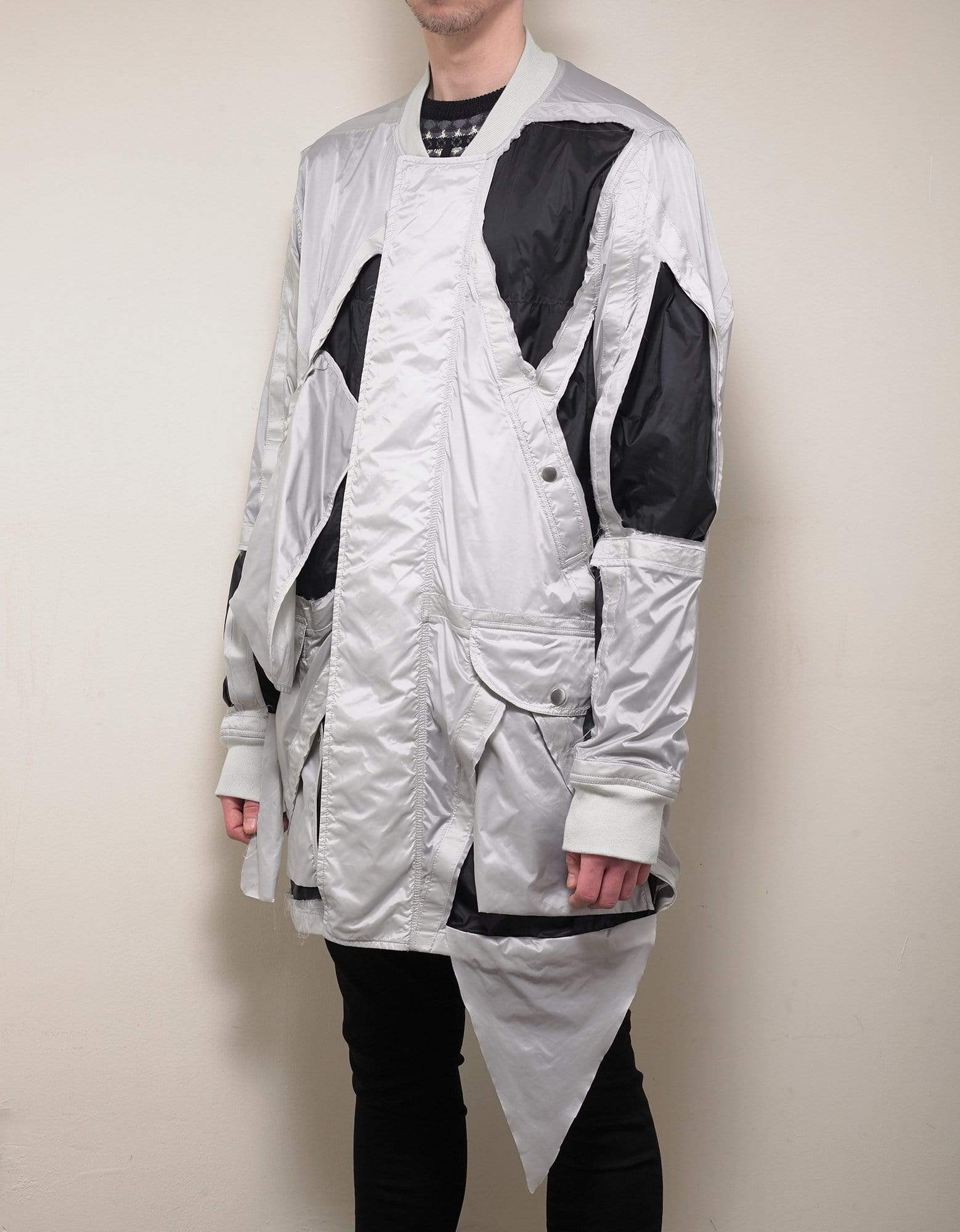 Rick Owens Grey Cut-Out Rod Jacket - circa SS19 – Zoo Fashions