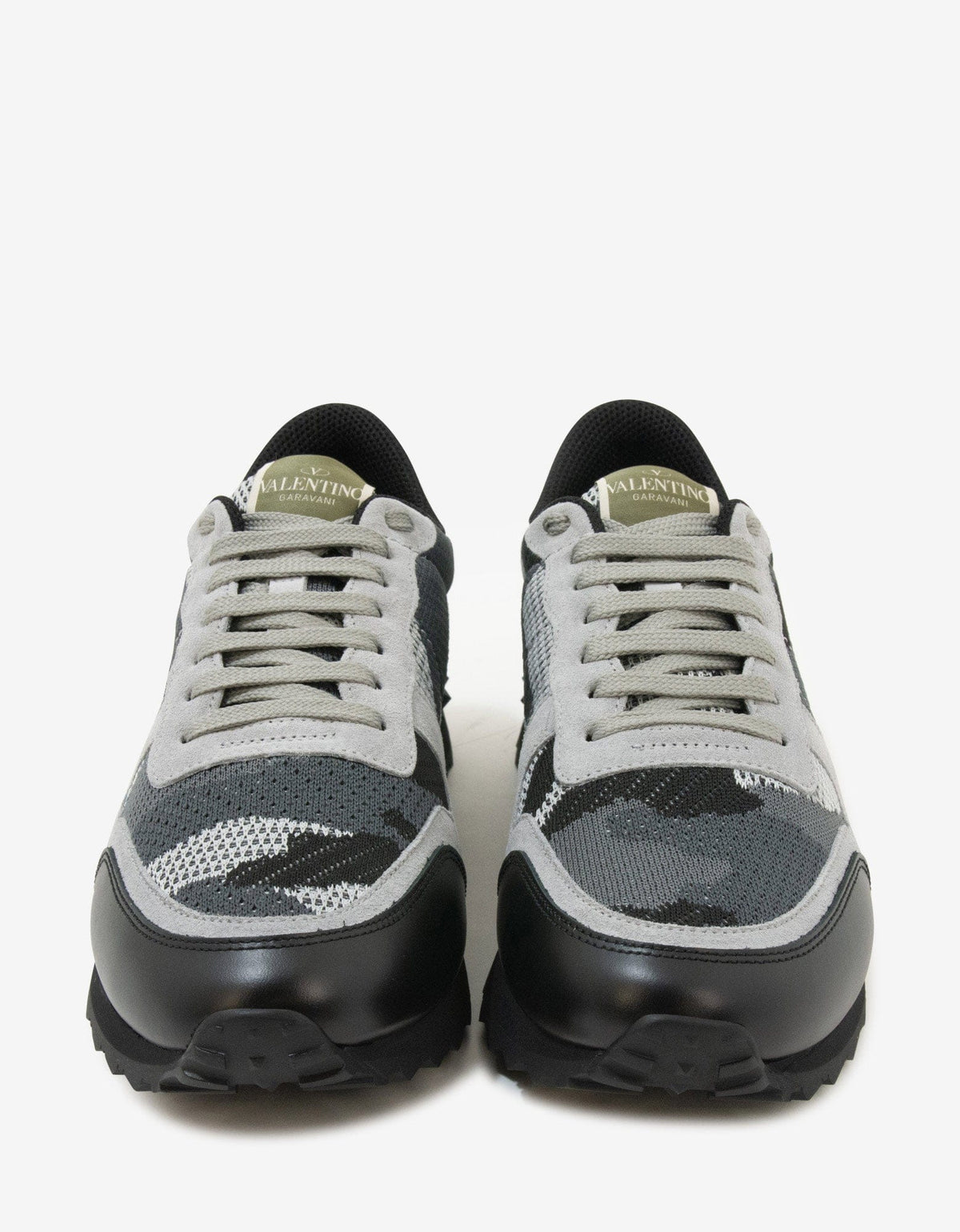 Grey Mesh Camouflage Rockrunner Trainers
