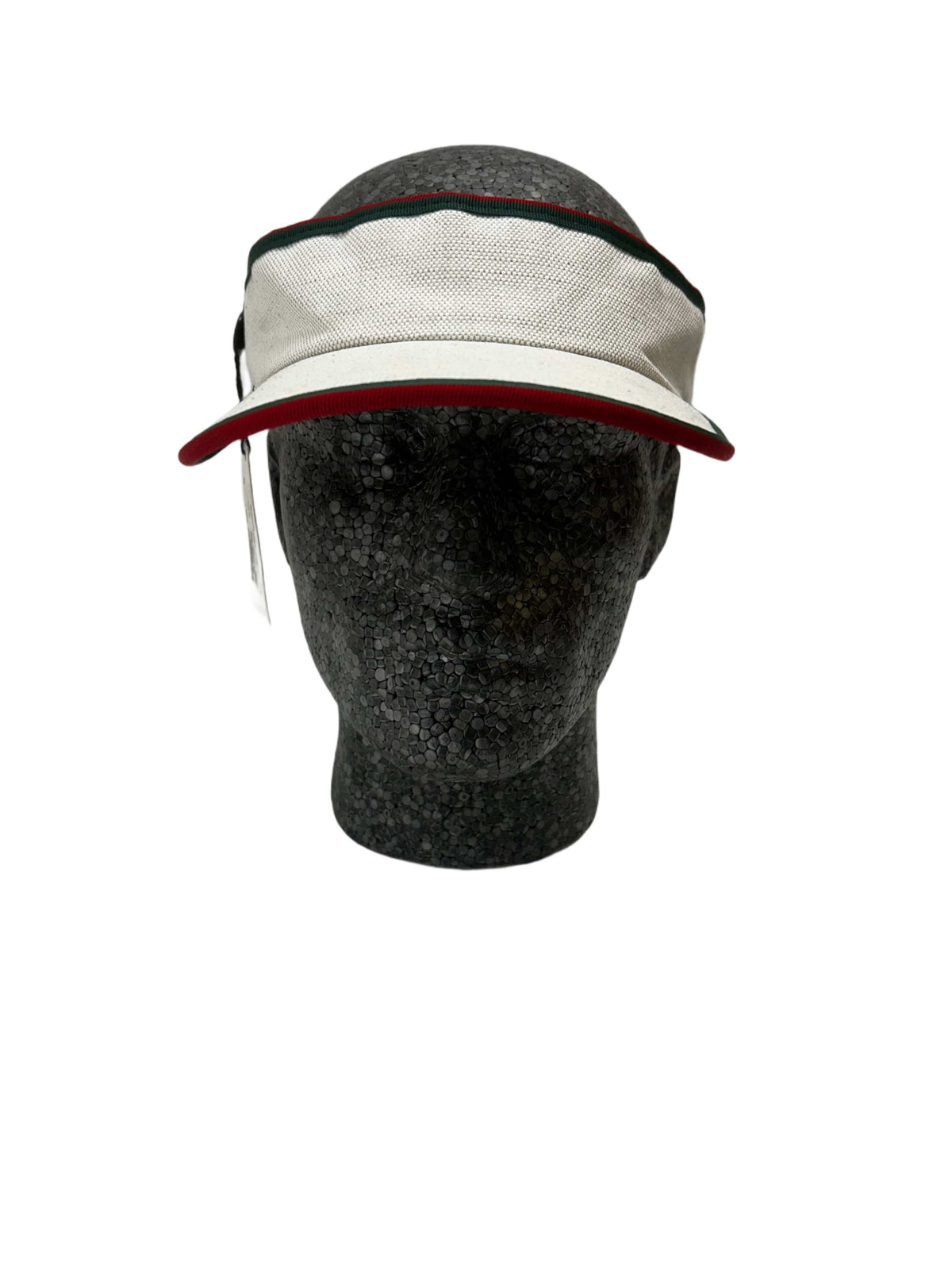 Gucci Cotton Linen  GG Logo Visor