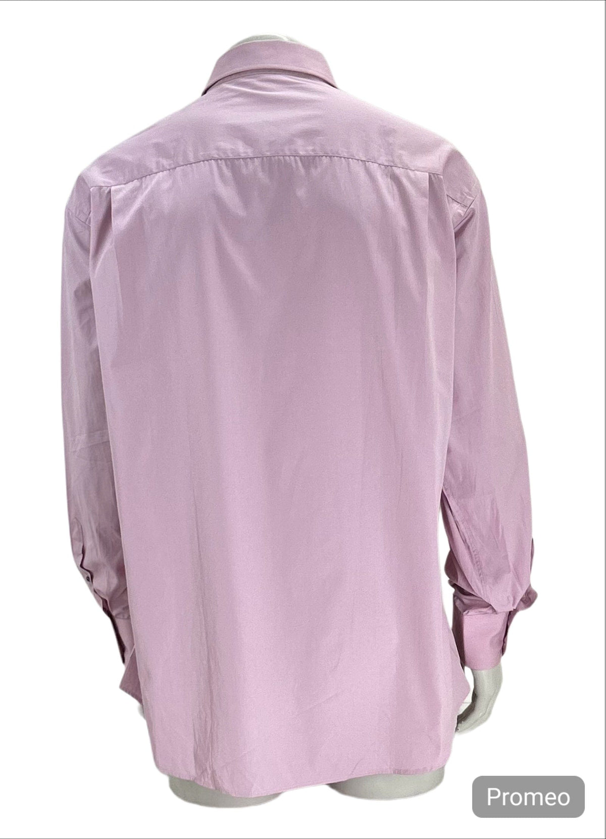 Gucci Dusty Pink Classic Dress Shirt With Double Button Cuffs