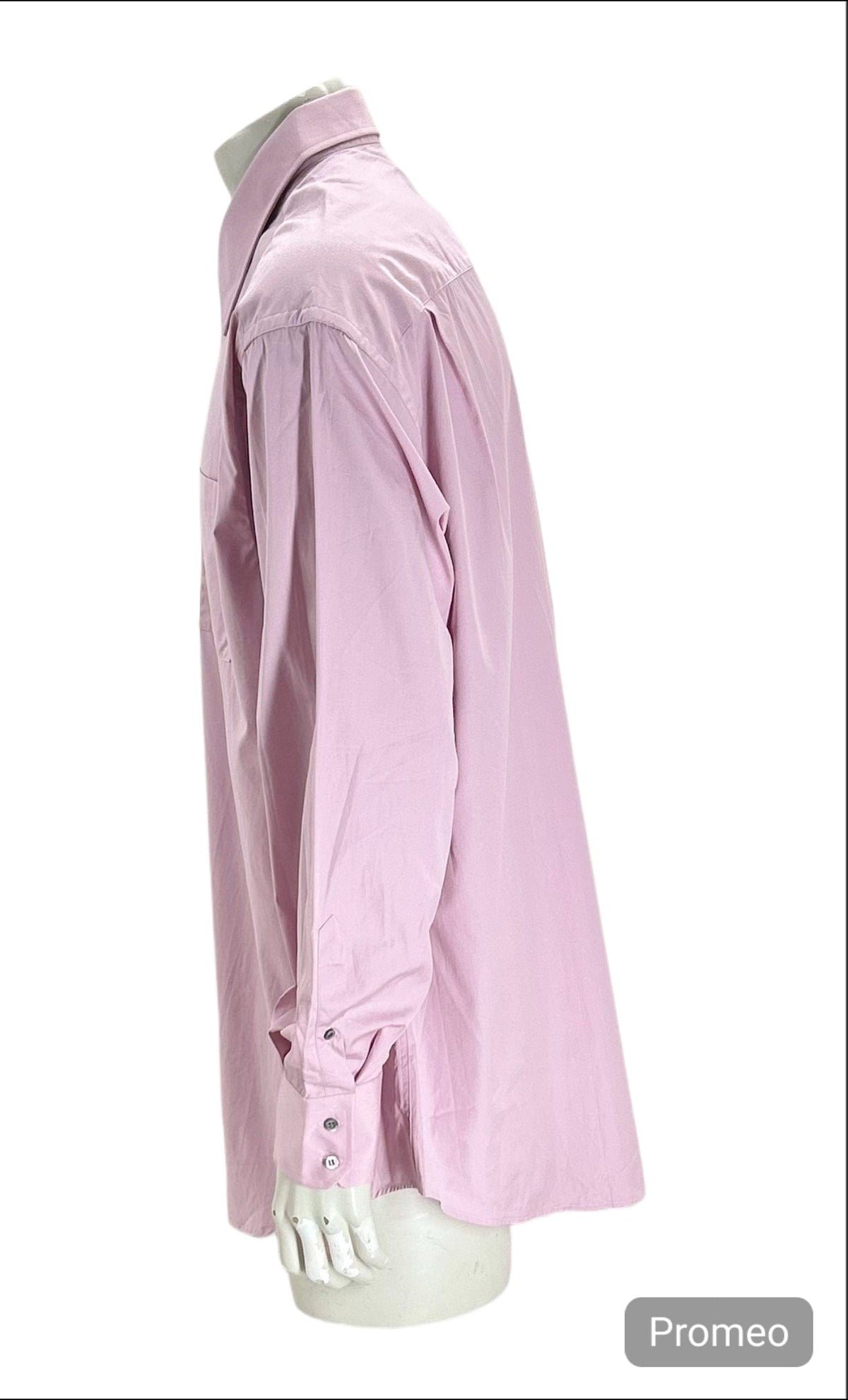 Gucci Dusty Pink Classic Dress Shirt With Double Button Cuffs