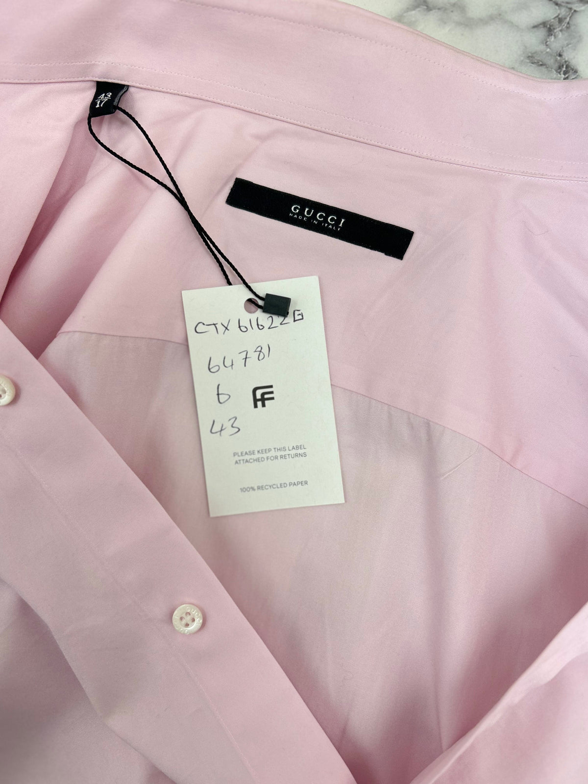 Gucci Pink Classic Dress Shirt - Slim Fit