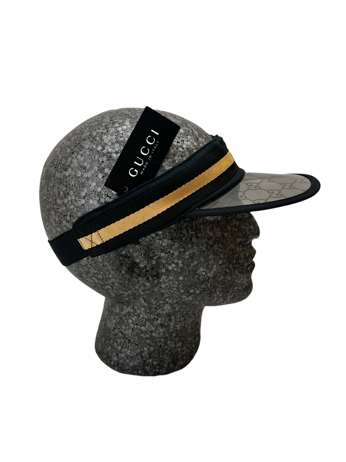 Gucci Transparent GG Printed Peak Visor