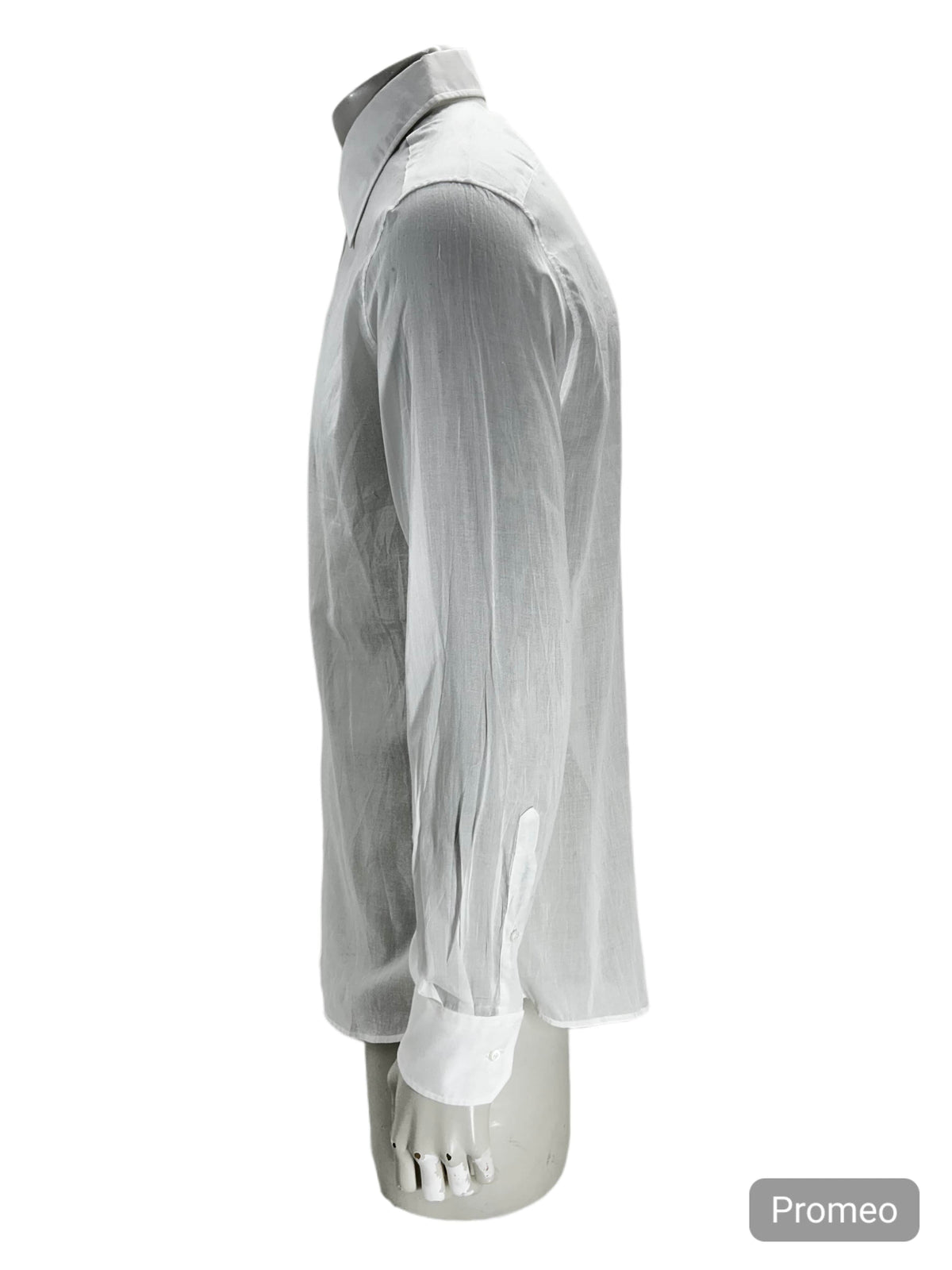 Gucci White Linen Cotton Dress Shirt