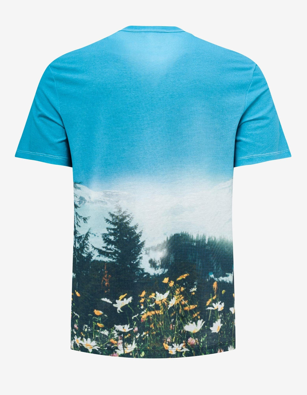 Jil Sander Blue All-Over Print T-Shirt