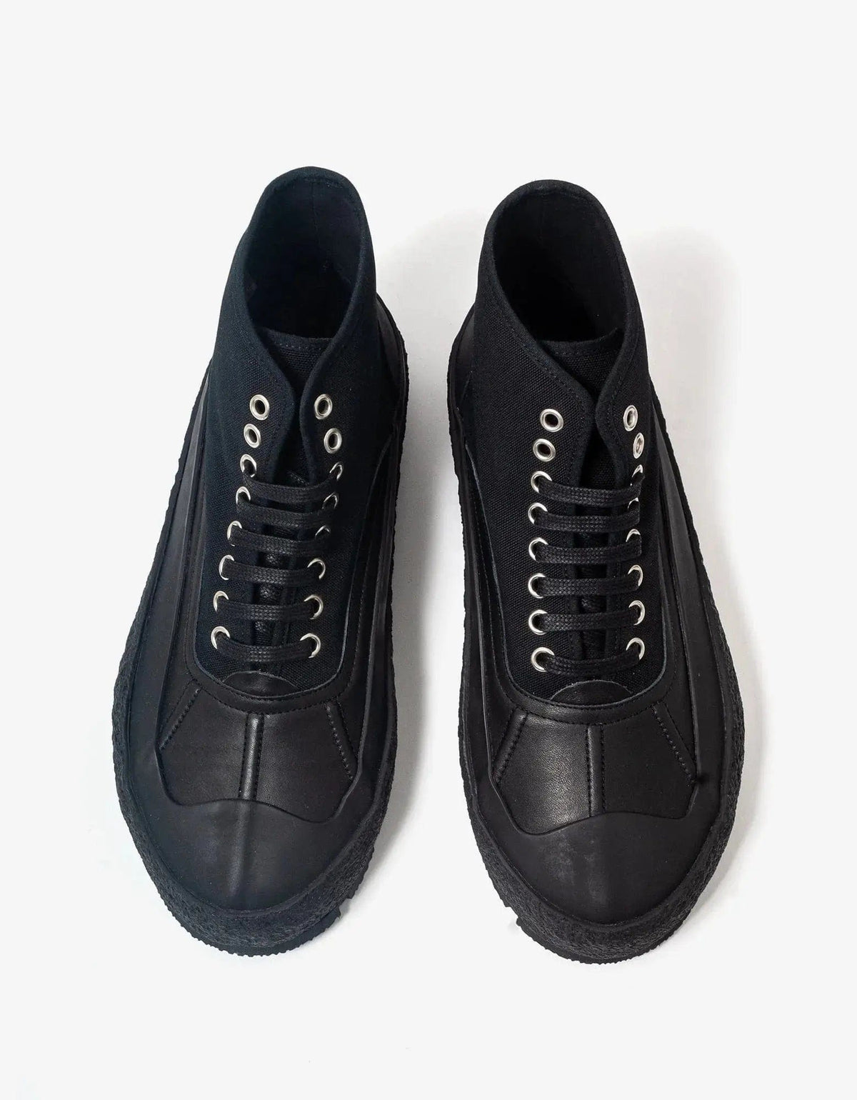Jil Sander Jil Sander Black High Top Trainers