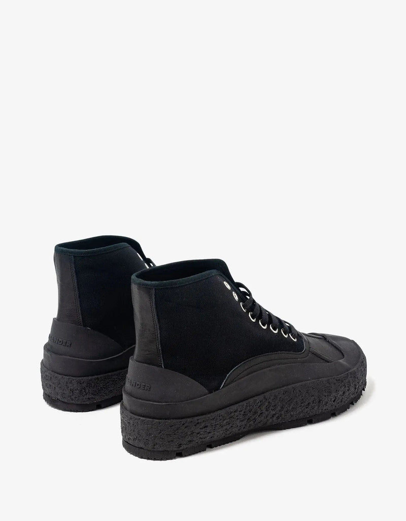 Jil Sander Jil Sander Black High Top Trainers