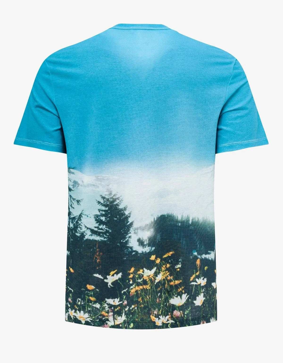 Tシャツ・カットソー Jil Sander T-SHIRT WITH ANIMAL PATTERN Jil Sander Blue All-Over Print T-Shirt – Zoo Fashions