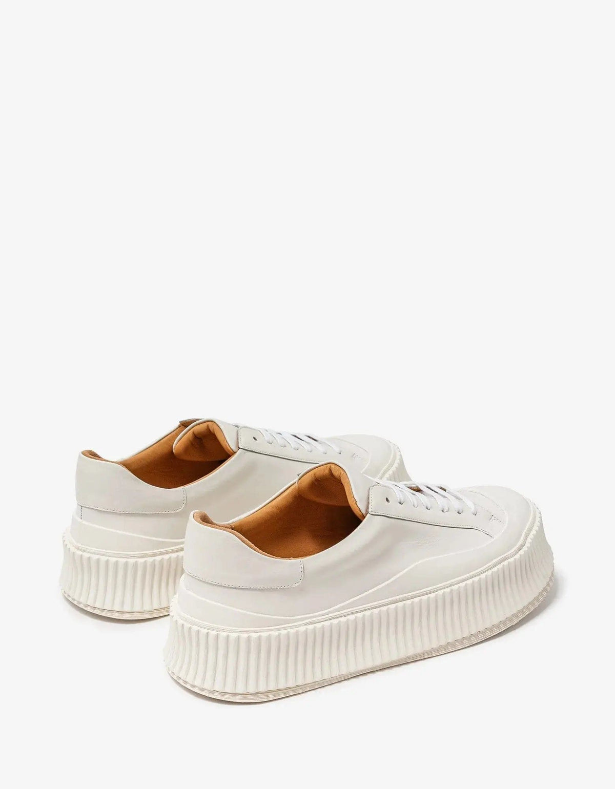 Jil Sander Jil Sander White Leather Trainers