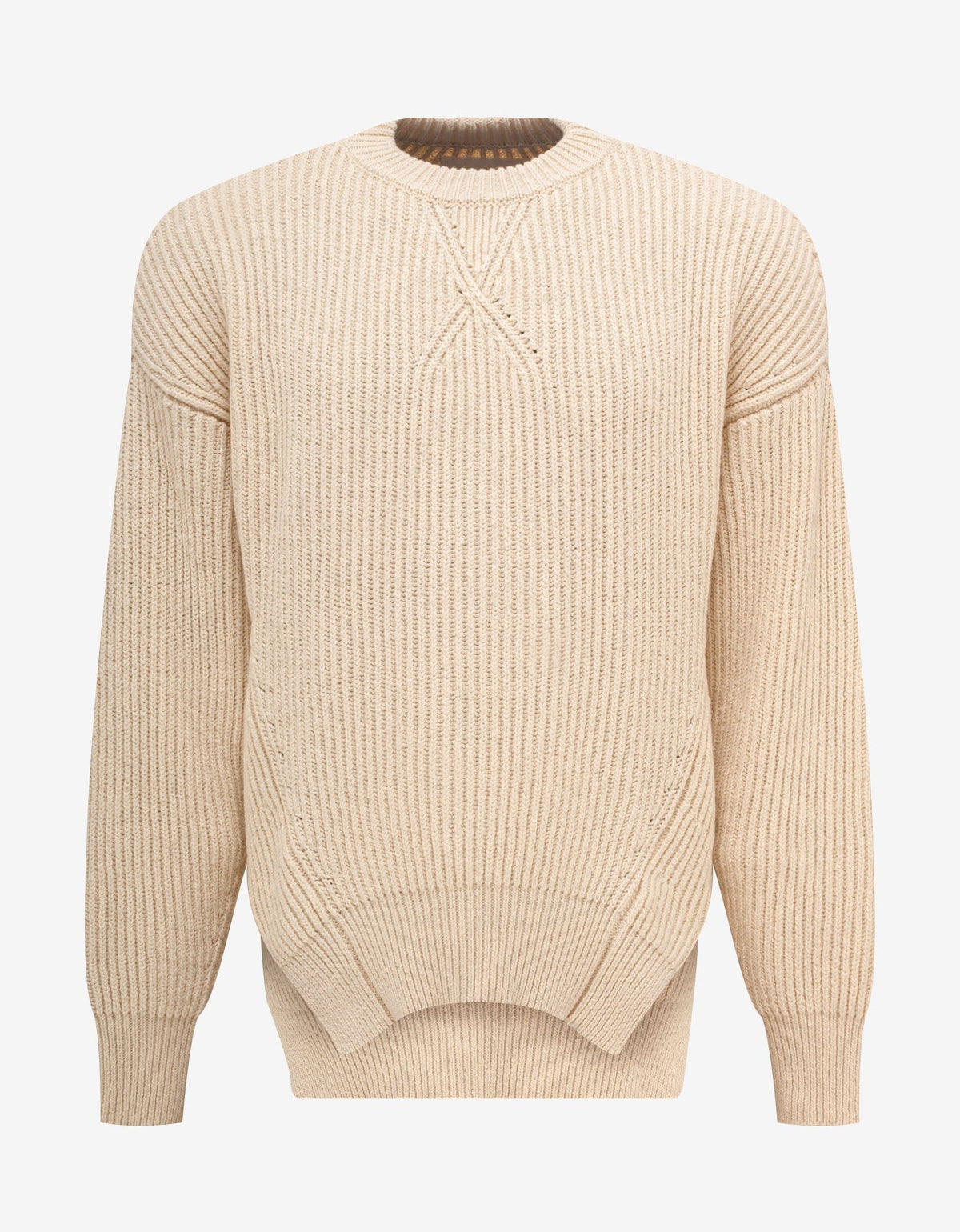 Jil Sander Neutral Crew Neck Sweater