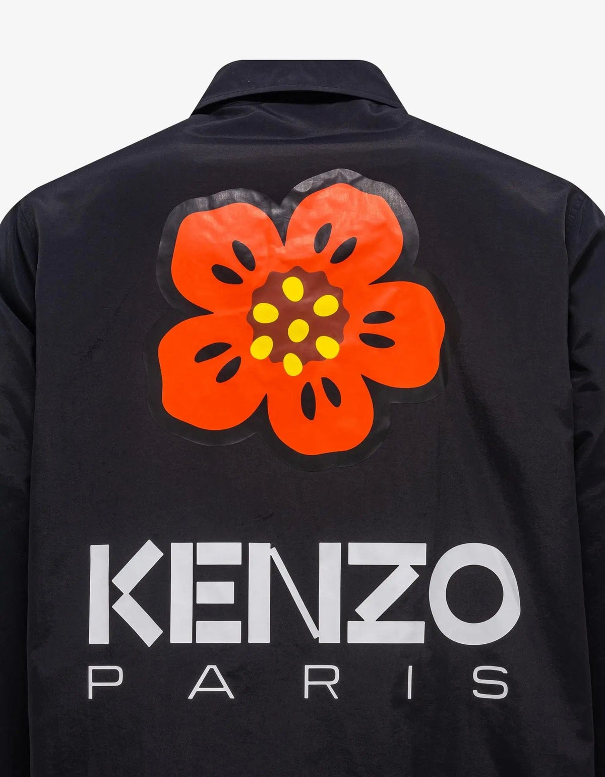 Kenzo Black 'Boke Flower' Coach Jacket – Zoo Fashions Kenzo Black 'Boke Flower' Coach Jacket – Zoo Fashions