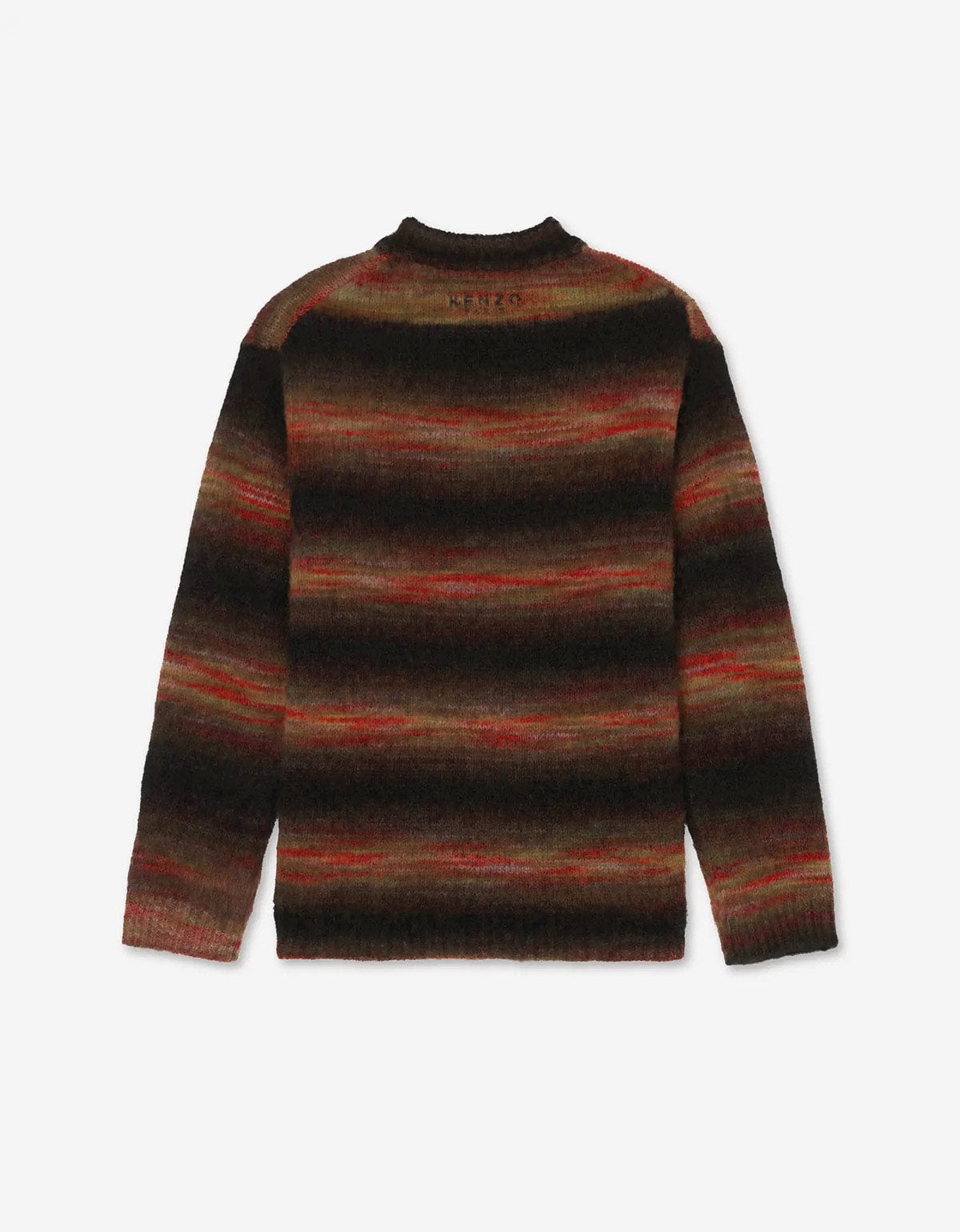 Kenzo Black Embroidered Stripes Sweater