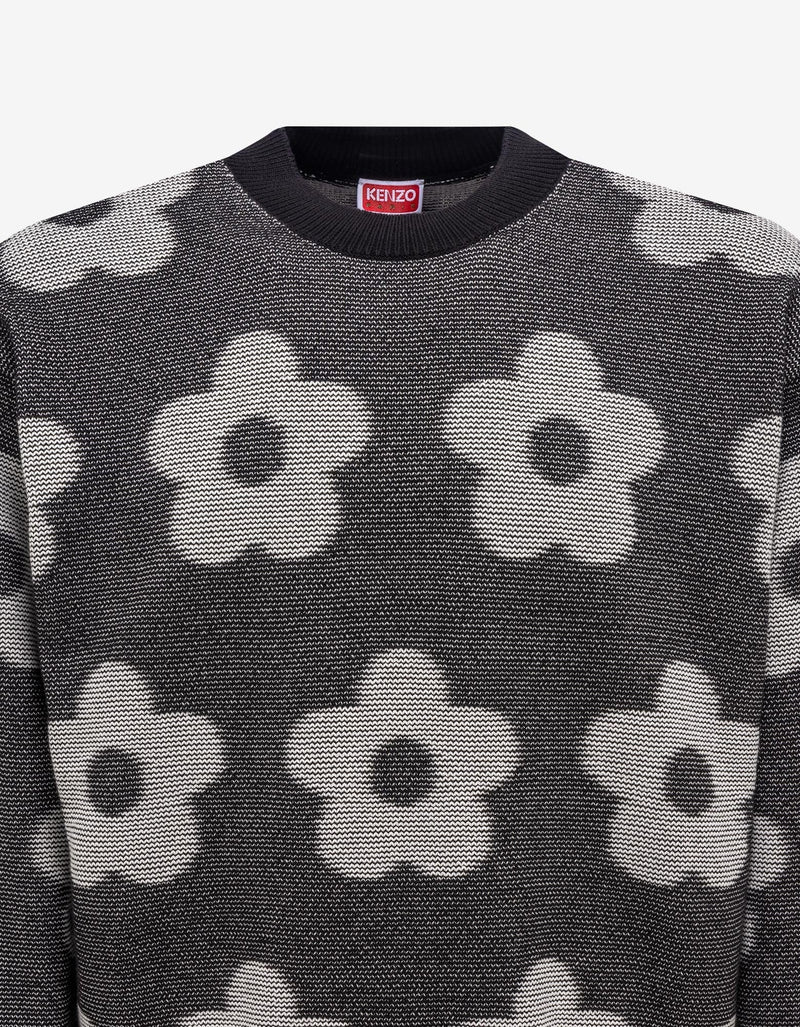 Kenzo Black Flower Spot Sweater