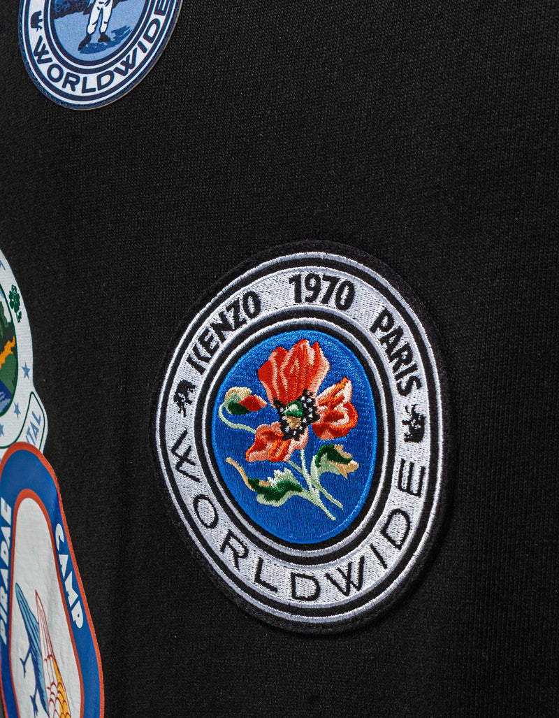 Kenzo Black 'Kenzo Travel' T-Shirt