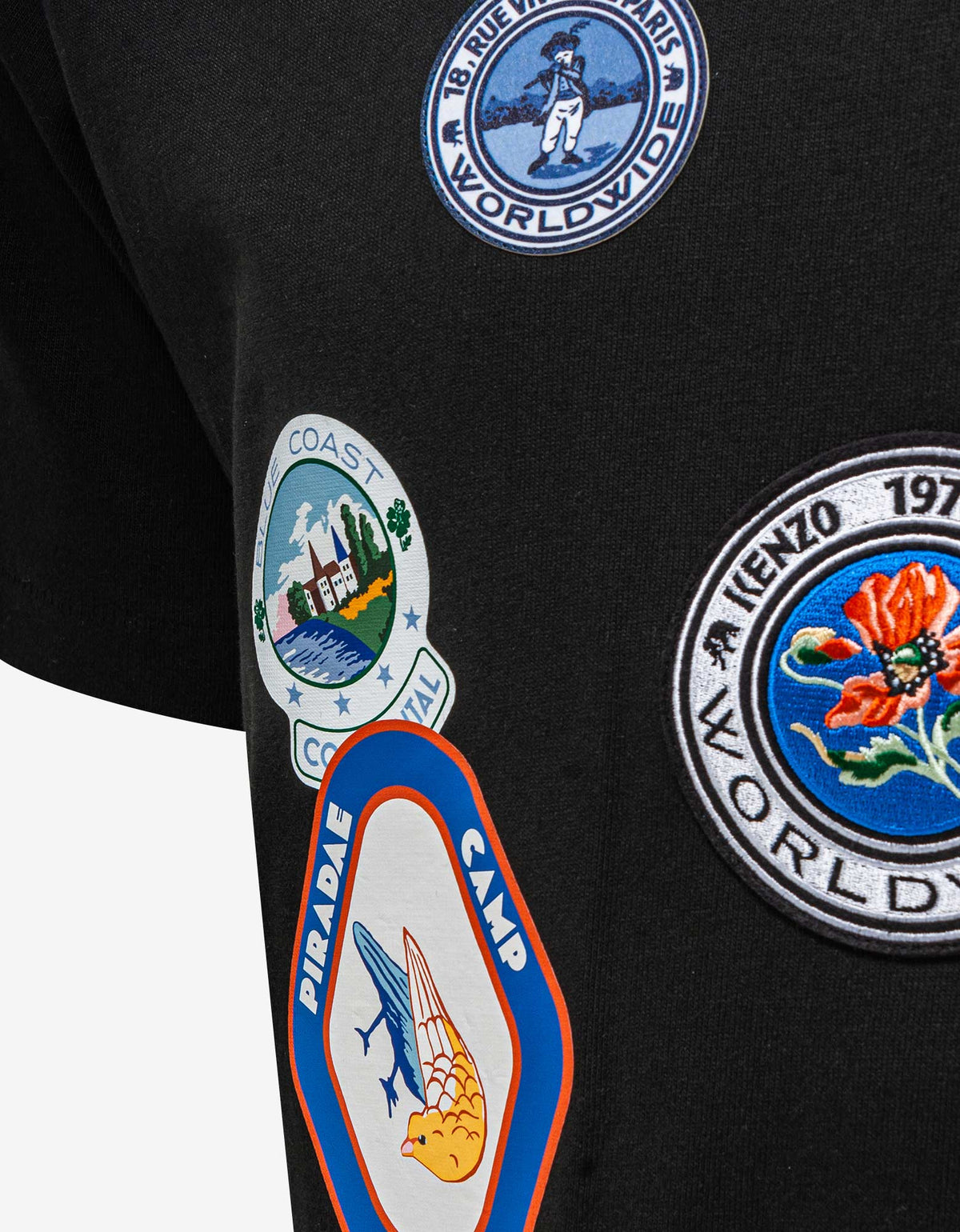Kenzo Black 'Kenzo Travel' T-Shirt