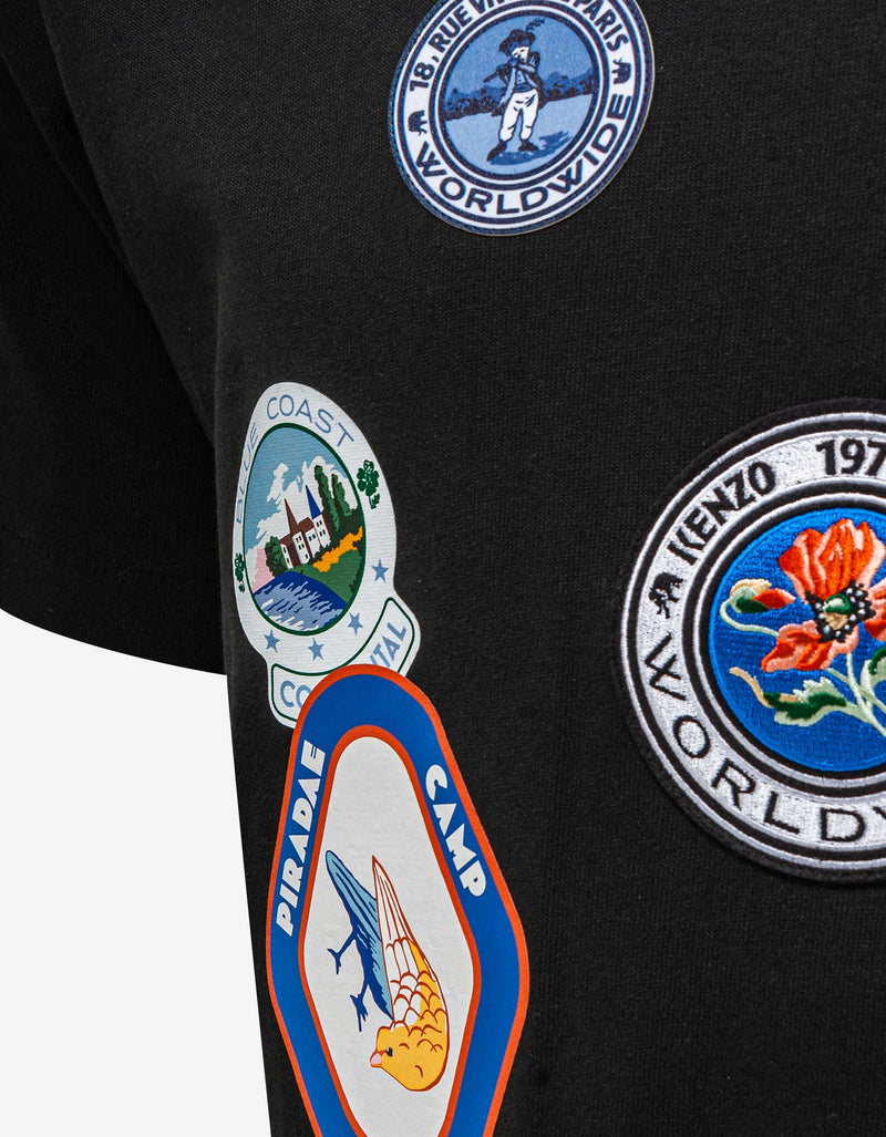Kenzo Black 'Kenzo Travel' T-Shirt