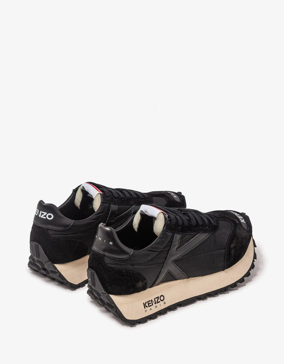 Kenzo Black Kenzosmile Run Trainers