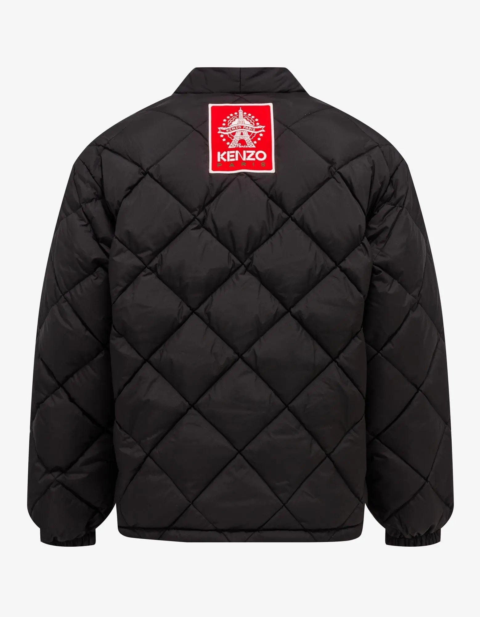 Kenzo Black Kimono Light Down Jacket