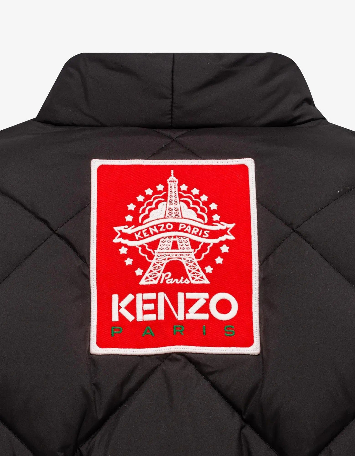 Kenzo Black Kimono Light Down Jacket