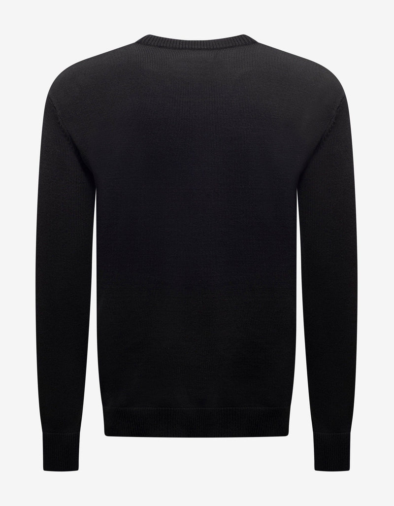 Kenzo Black Logo Embroidery Sweater