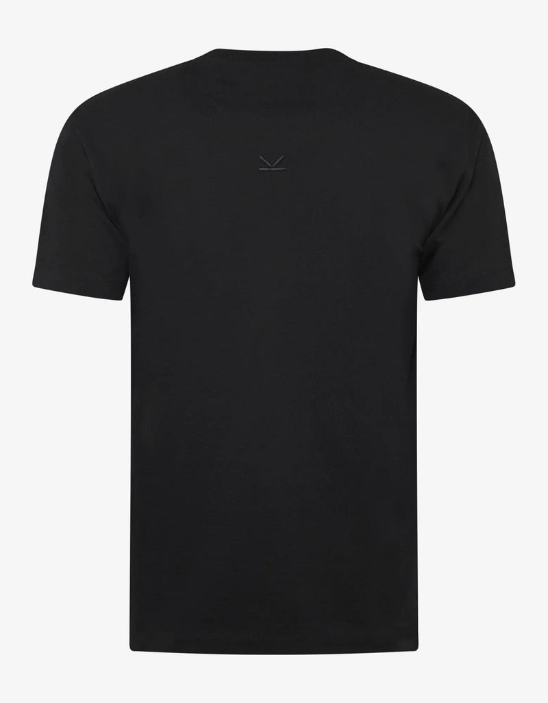 Kenzo Black Logo Embroidery T-Shirt