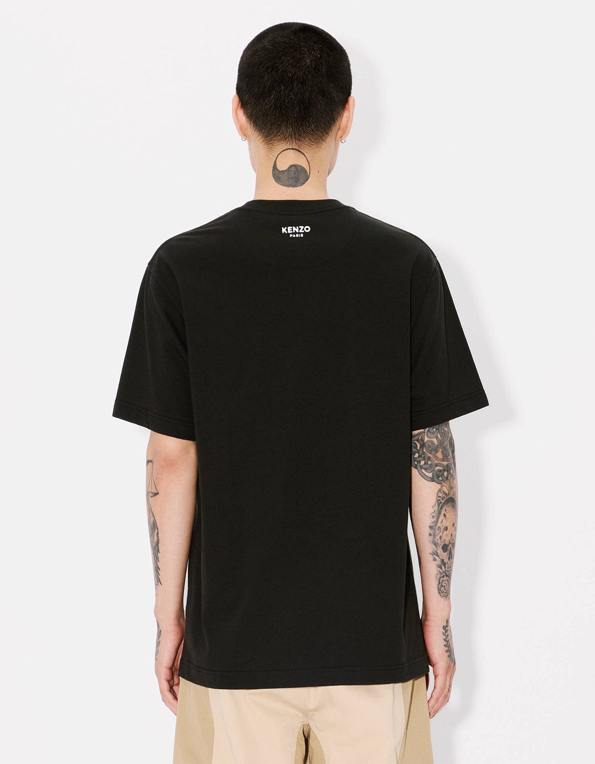 Kenzo Black Pop Embroidered Black T-Shirt – Zoo Fashions
