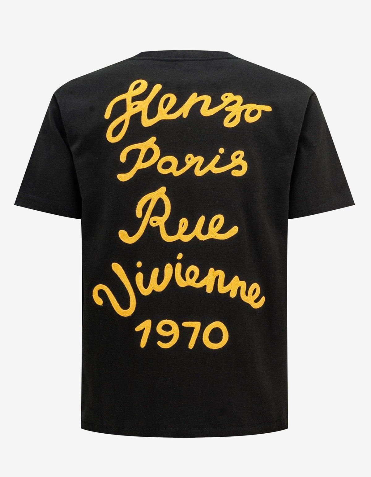 Kenzo Black 'Rue Vivienne' Oversize T-Shirt