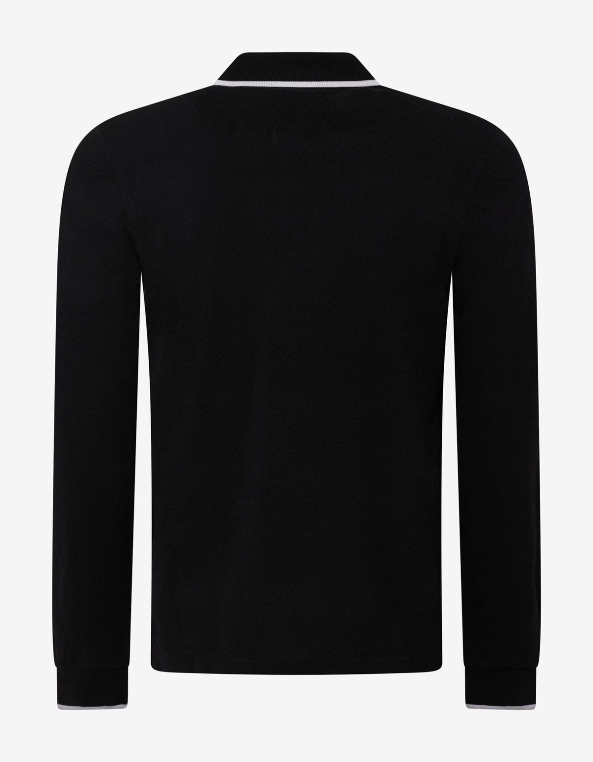Kenzo Black Tiger Logo Long Sleeve Polo T-Shirt