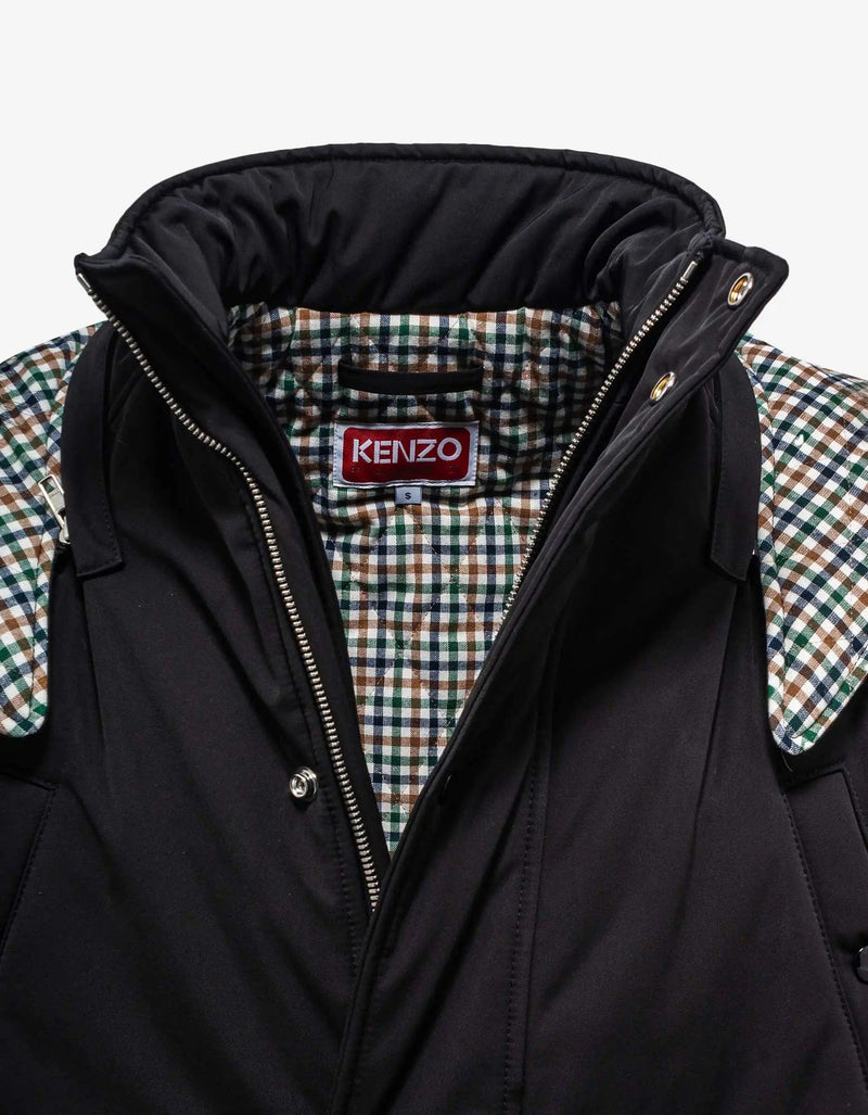 Kenzo Black Winter Parka